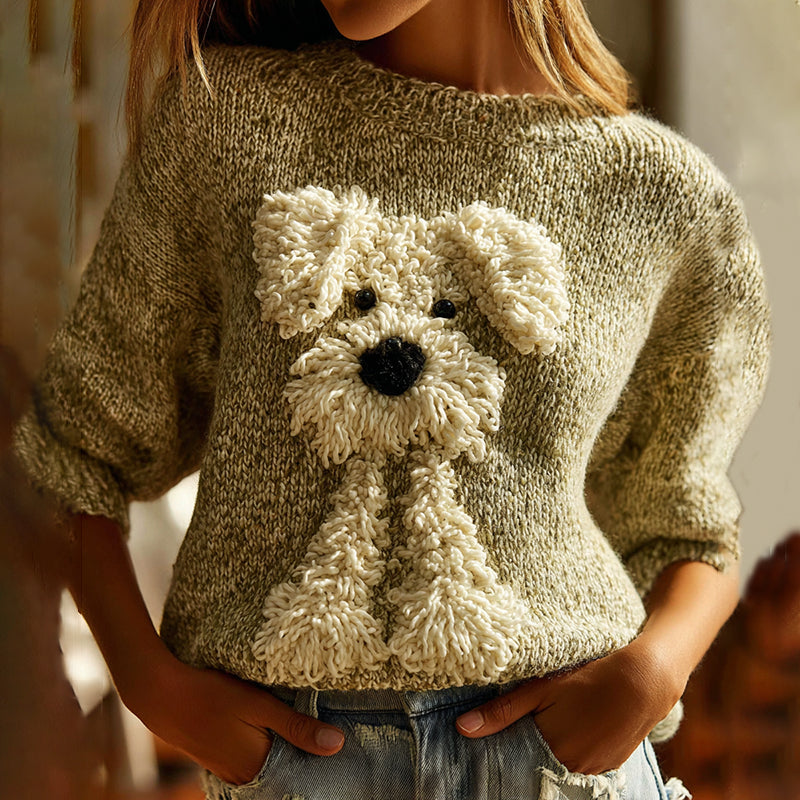 Textured Oversized Sweater