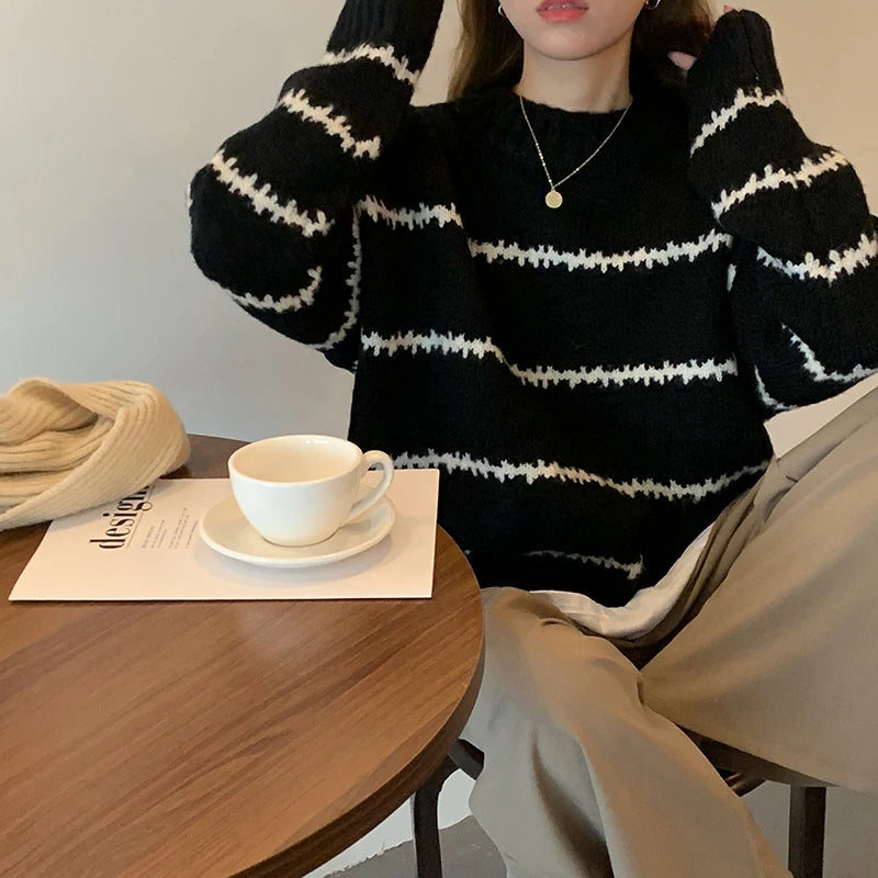 Relaxed Buttoned Sweater
