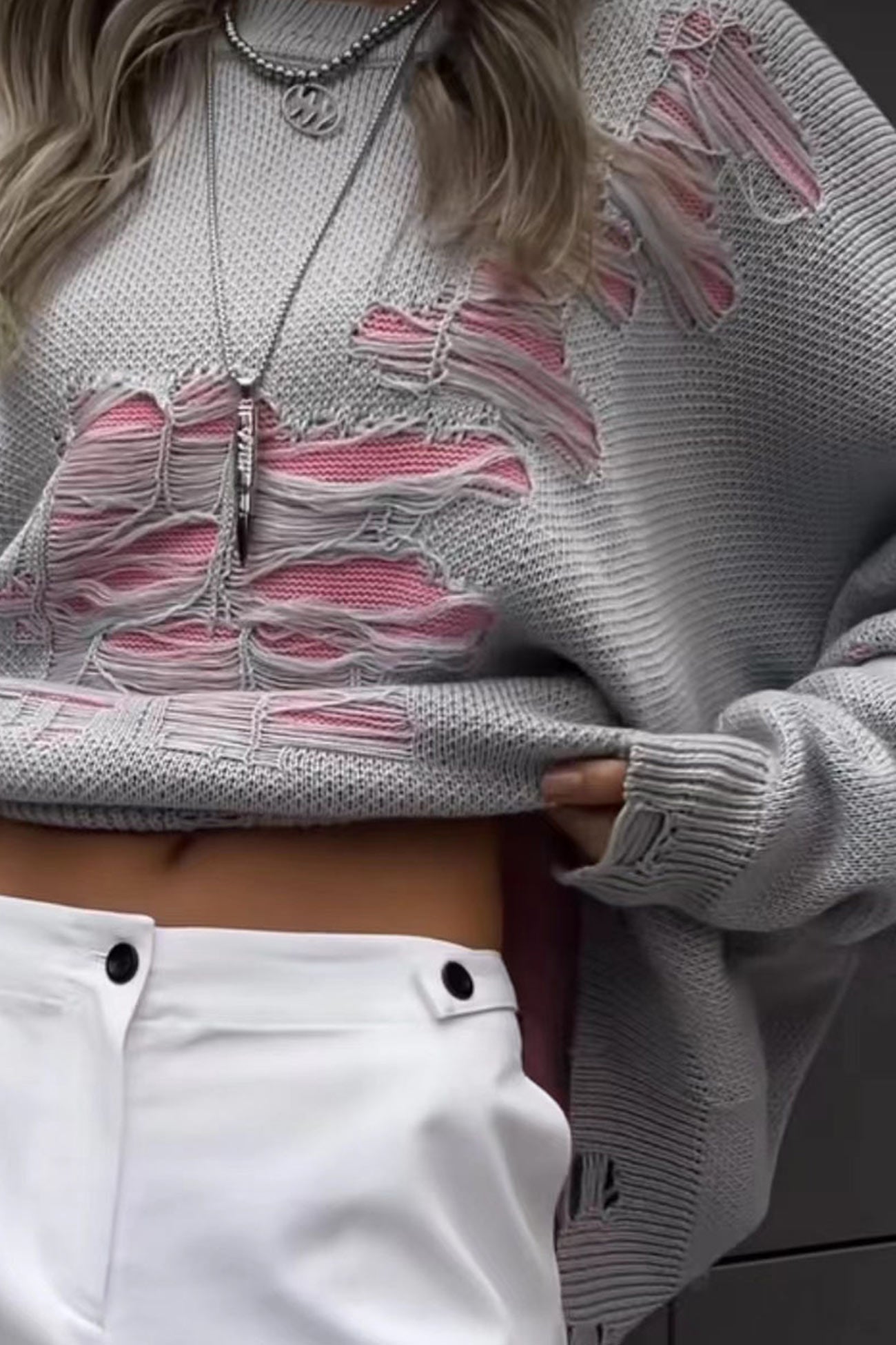 Relaxed V-Neck Sweater