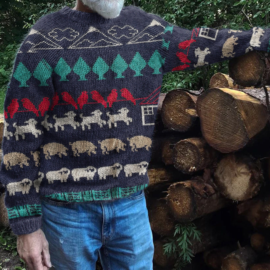 Warm Buttoned Sweater