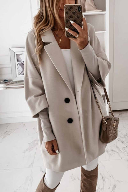 Cozy Buttoned Coat
