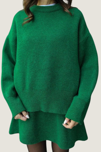 Textured Buttoned Sweater