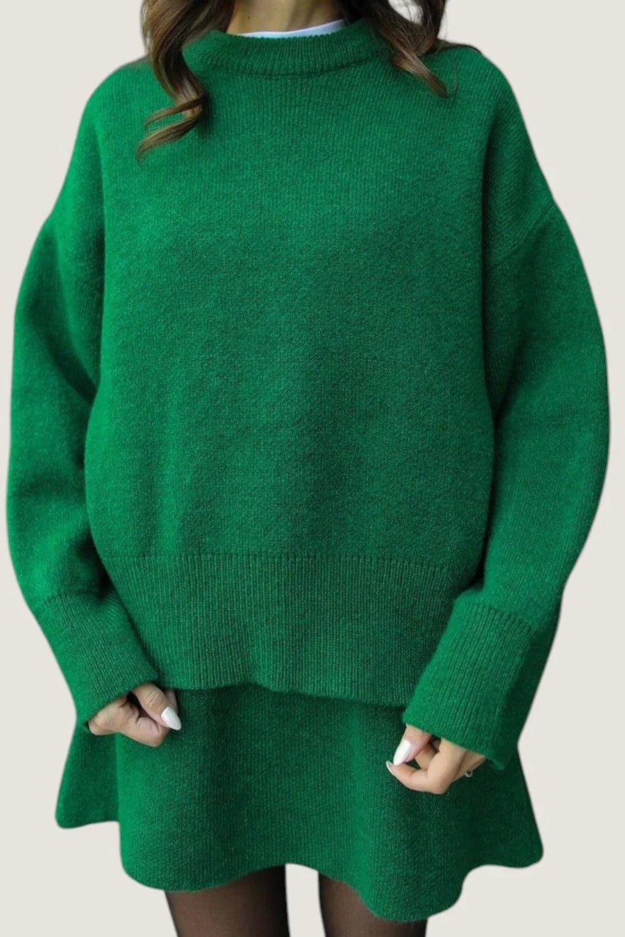 Textured Buttoned Sweater