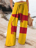 Warm Straight-Leg Pants