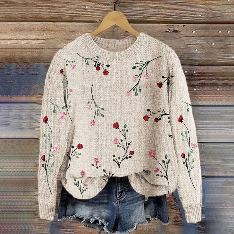 Textured Ribbed Sweater