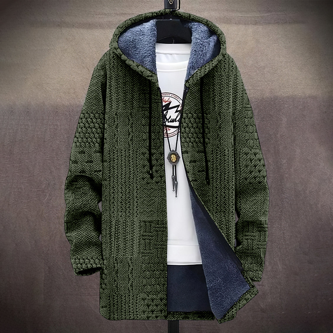 Layered Oversized Coat