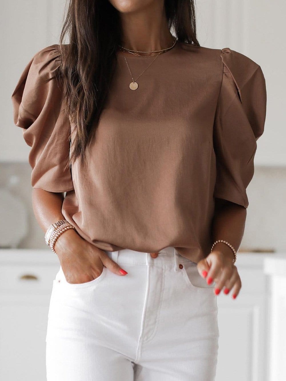 Soft Buttoned Sweater