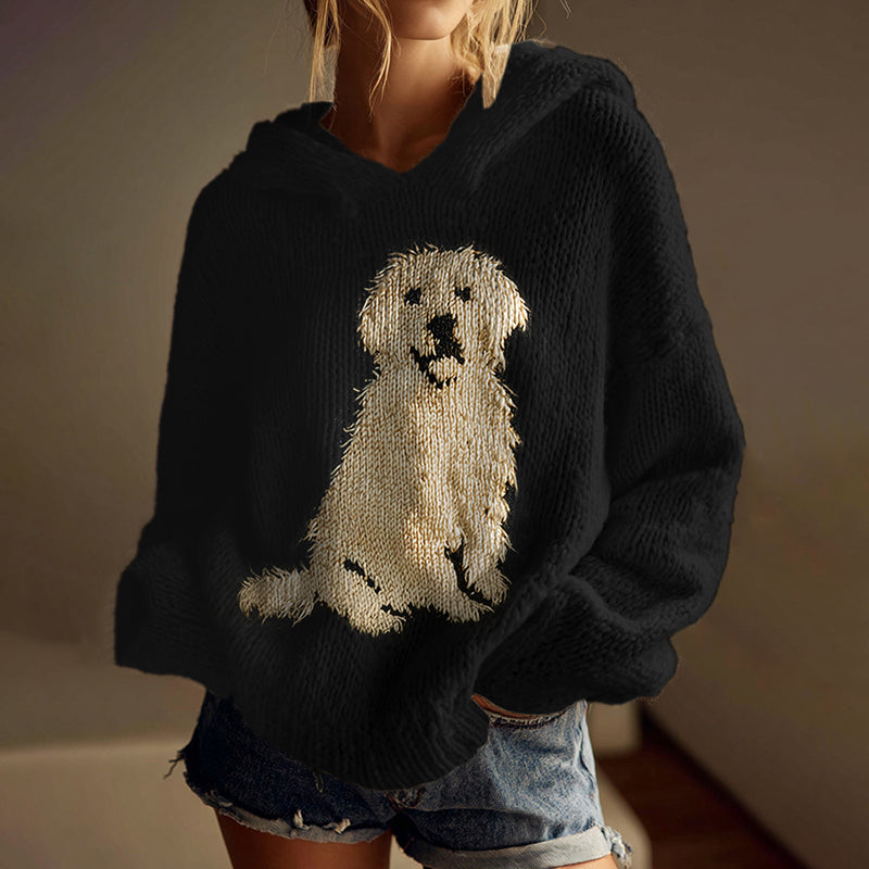 Textured Cropped Sweater