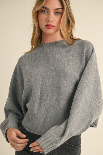 Weekend Cropped Sweater
