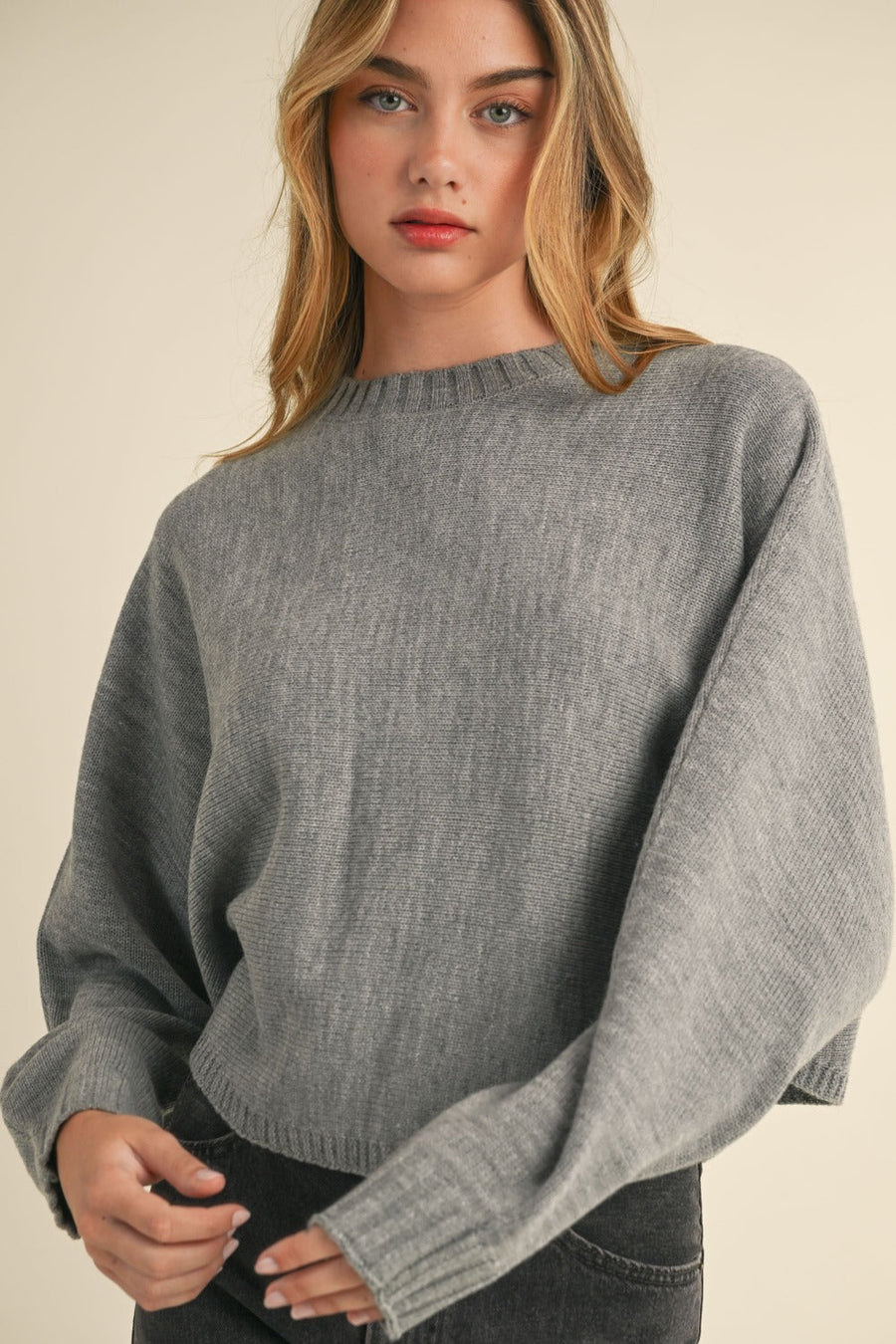 Weekend Cropped Sweater