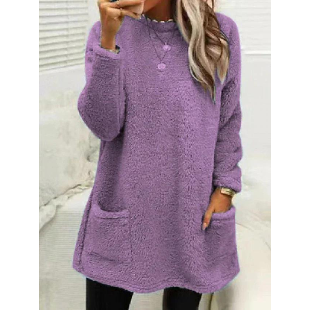 Relaxed Buttoned Sweater