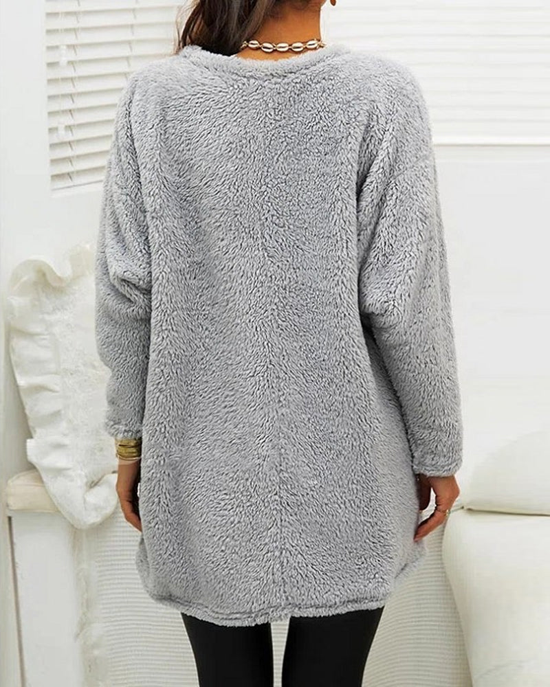 Soft Buttoned Sweater
