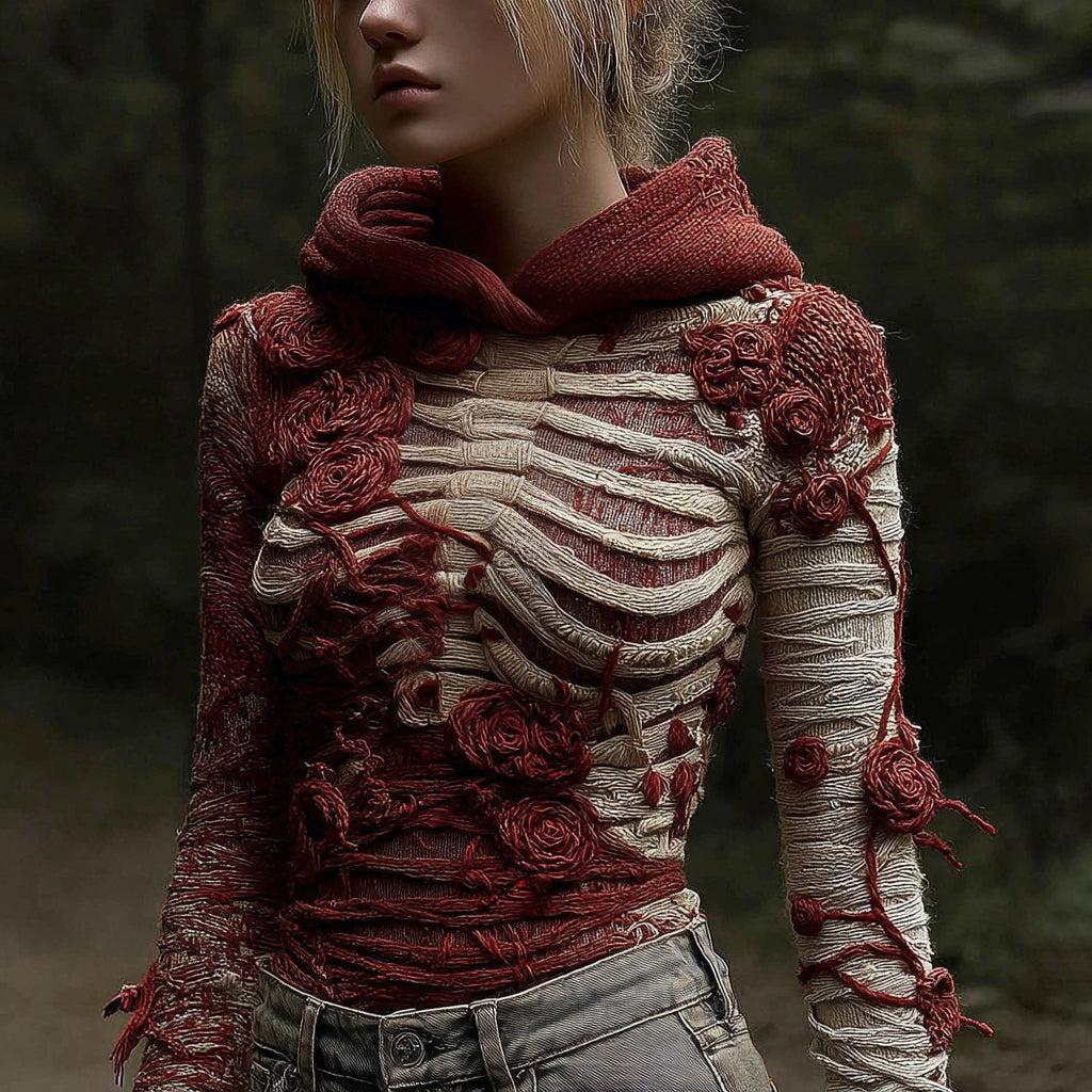 Casual Cropped Sweater
