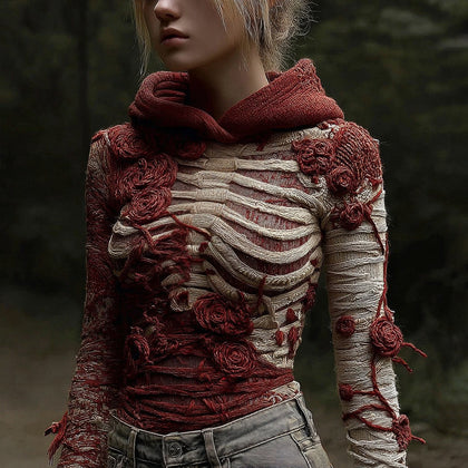 Casual Cropped Sweater