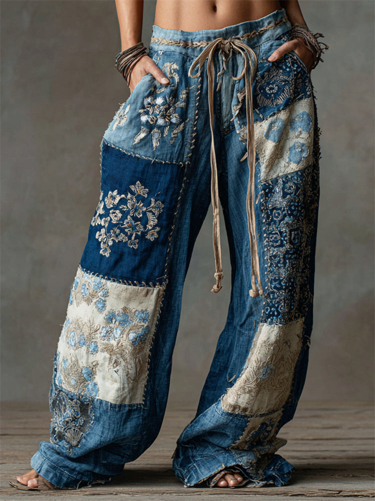 Easy Textured Pants