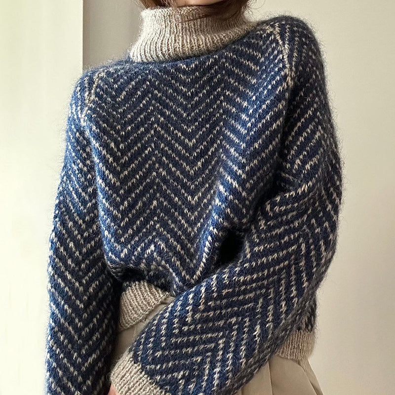 Textured Cropped Sweater