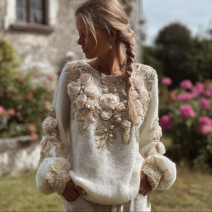 Soft Buttoned Sweater