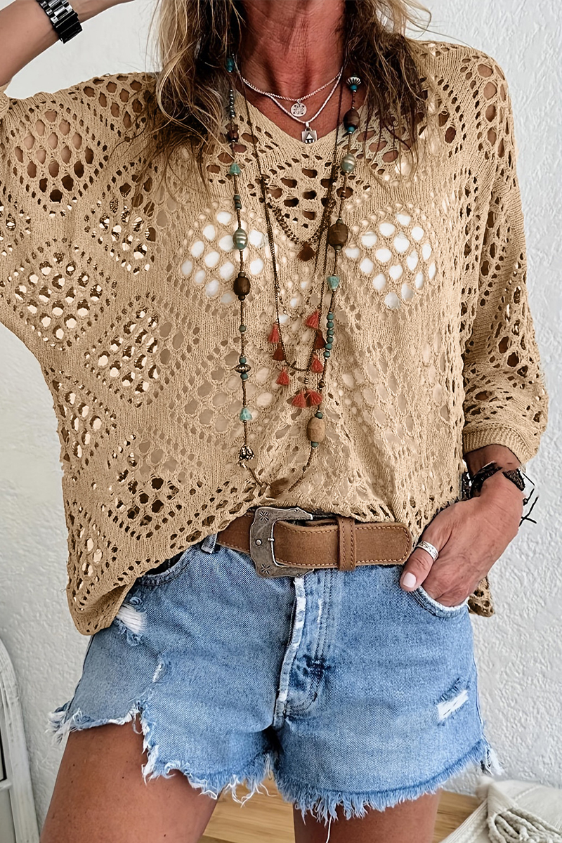 Warm V-Neck Sweater