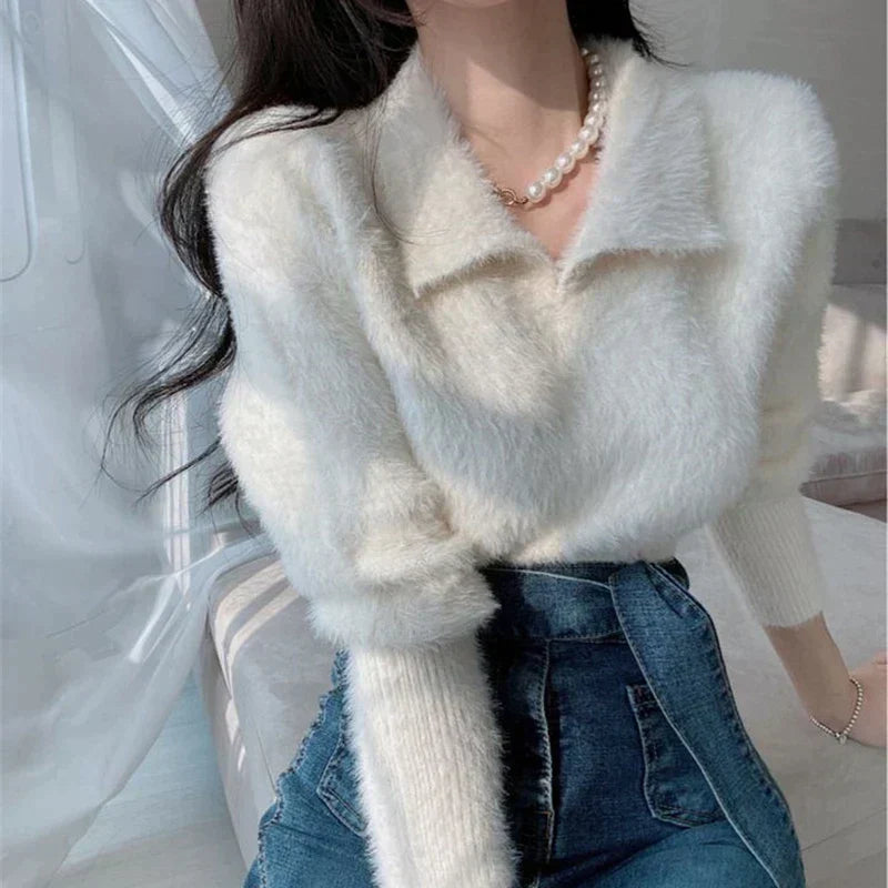 Soft Cropped Sweater