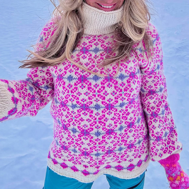 Textured Buttoned Sweater