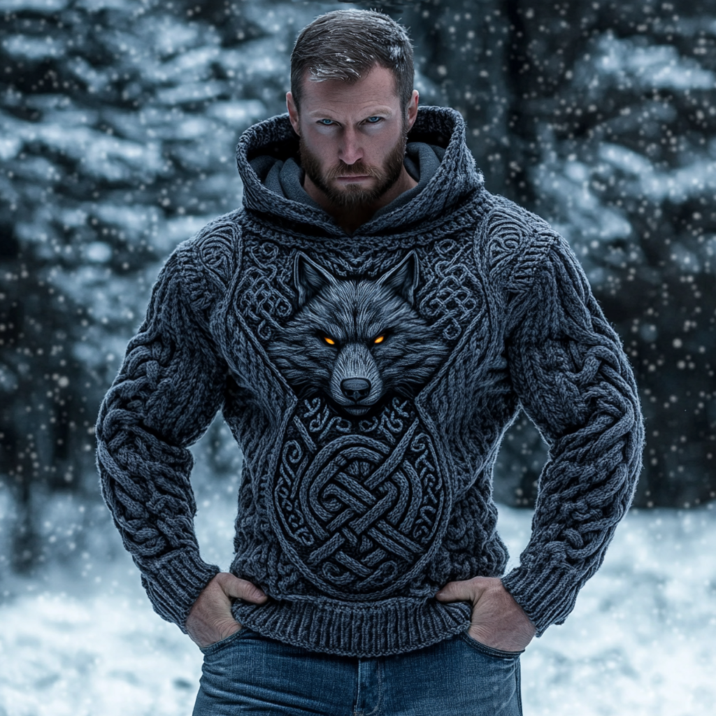 Textured Cable Sweater