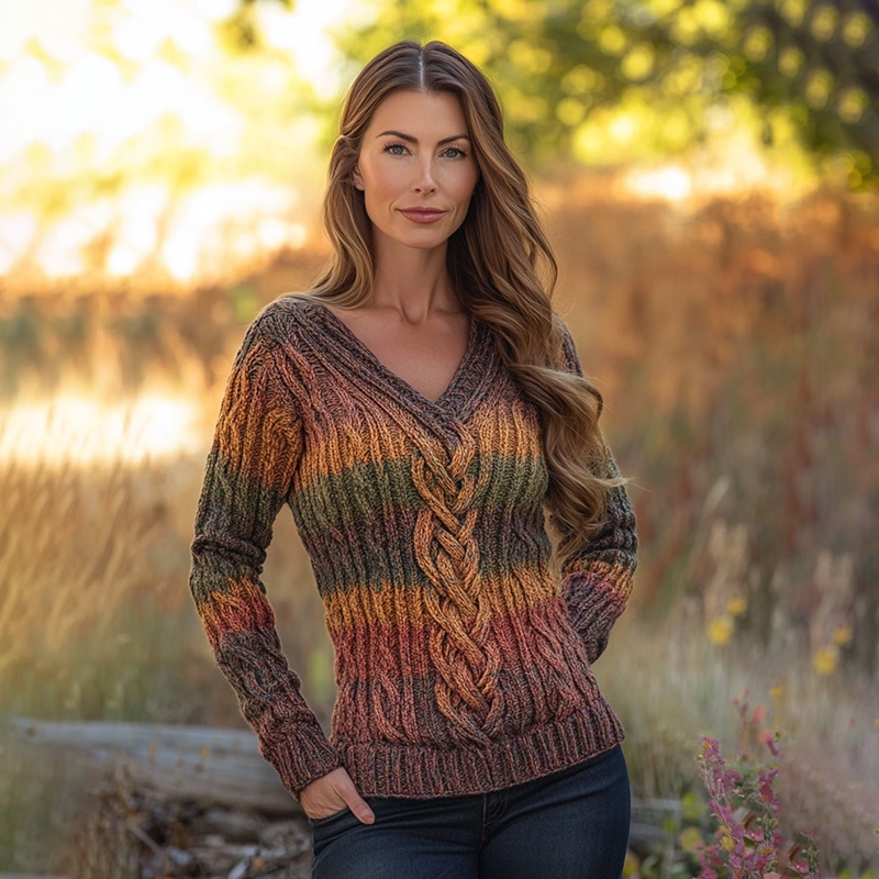 Warm Buttoned Sweater
