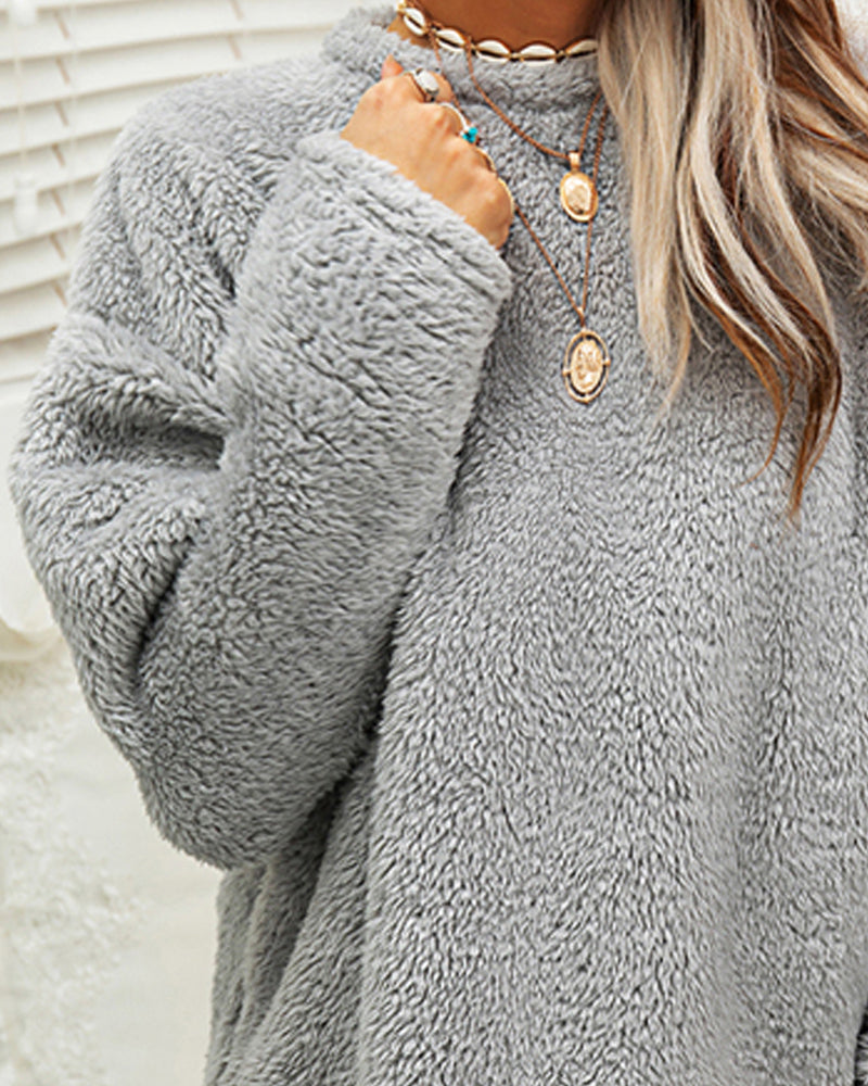 Soft Buttoned Sweater
