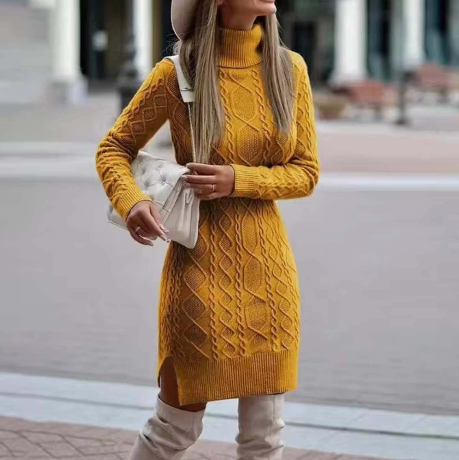 Textured Ribbed Sweater
