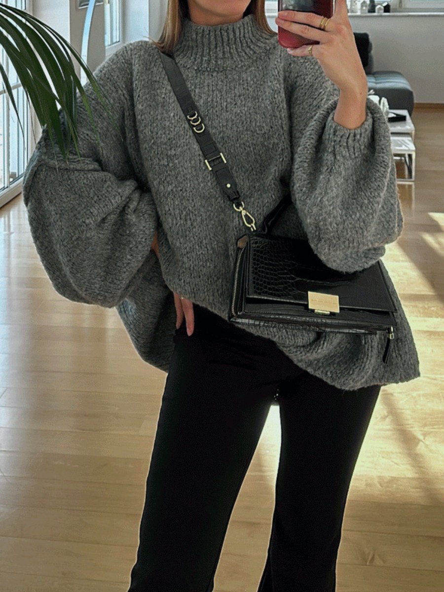 Cozy Buttoned Sweater