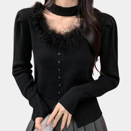Textured Knit Sweater