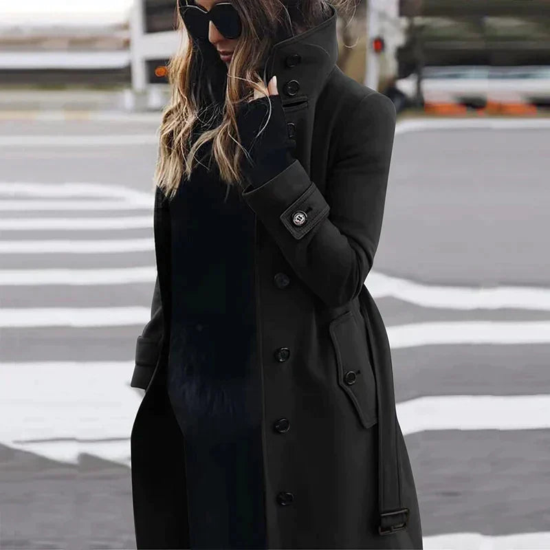Everyday Buttoned Coat