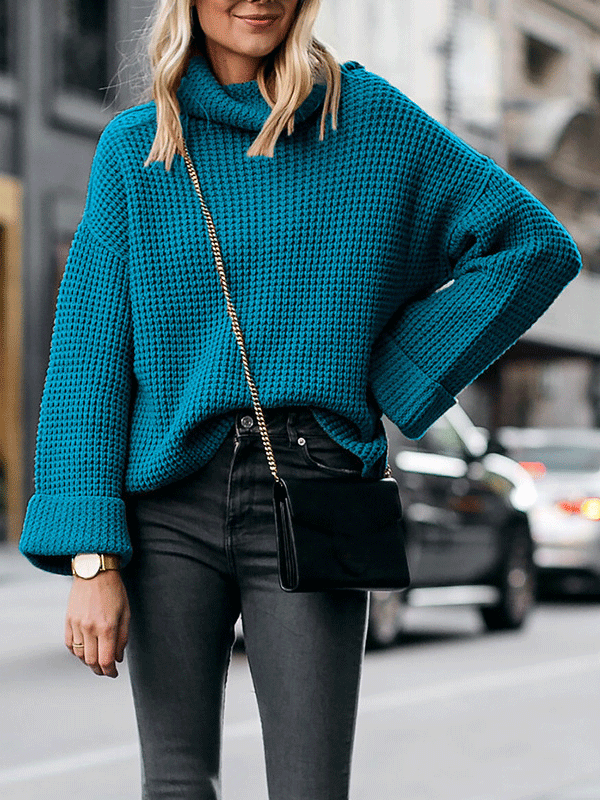 Textured Ribbed Sweater