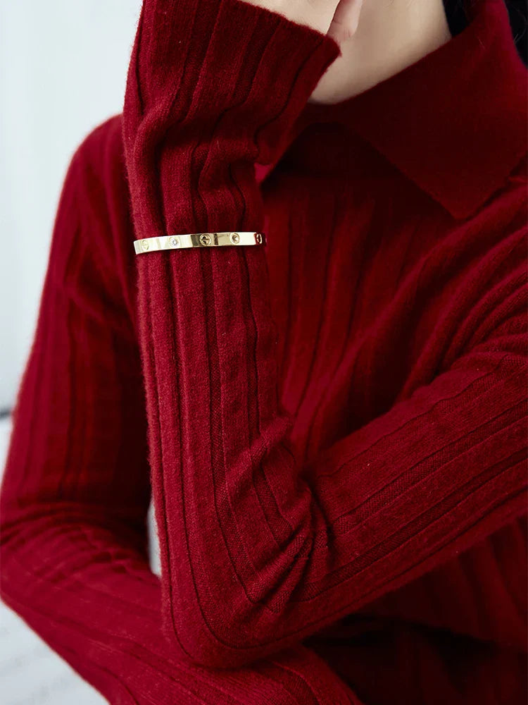 Warm Ribbed Sweater