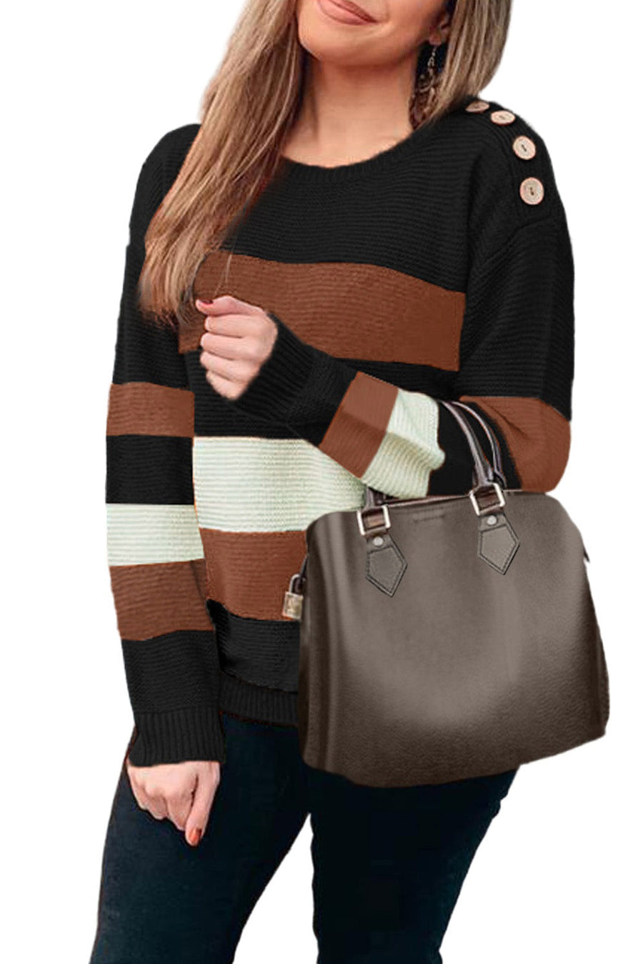 Casual Striped Sweater