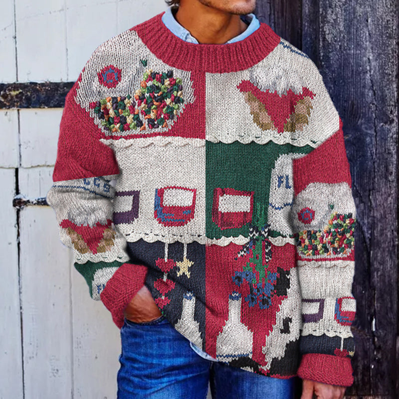 Easy Buttoned Sweater