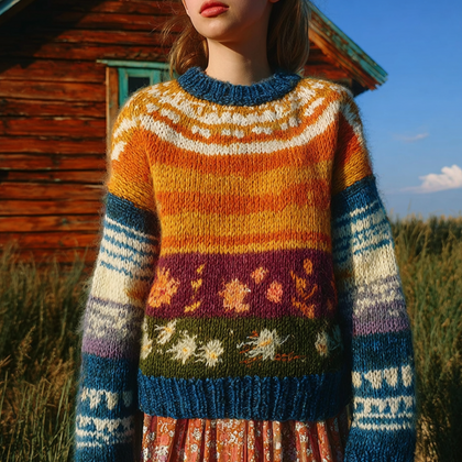 Weekend Striped Sweater
