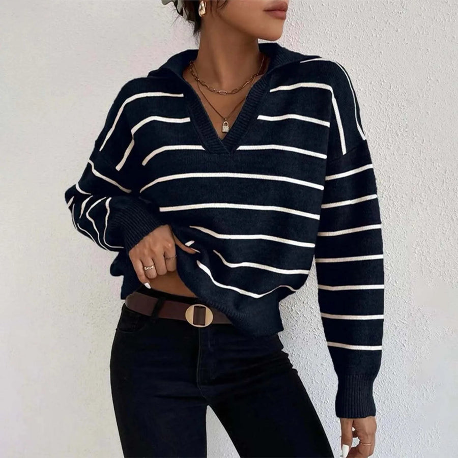 Casual Ribbed Sweater