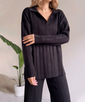 Everyday Buttoned Sweater
