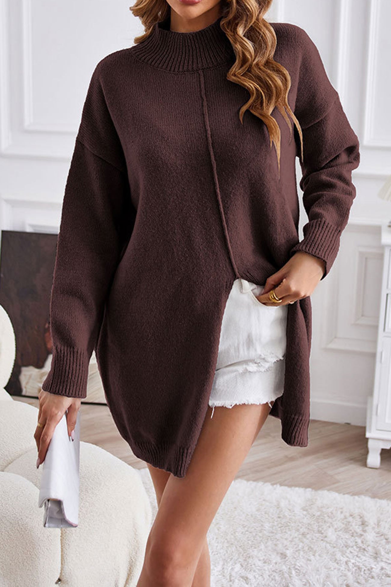 Everyday Buttoned Sweater