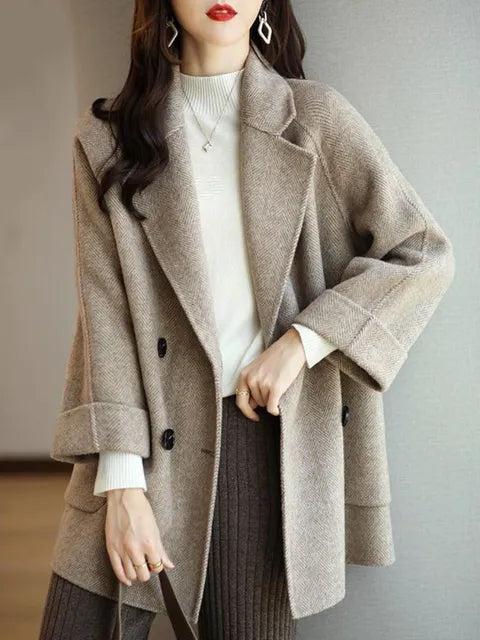 Warm Buttoned Coat
