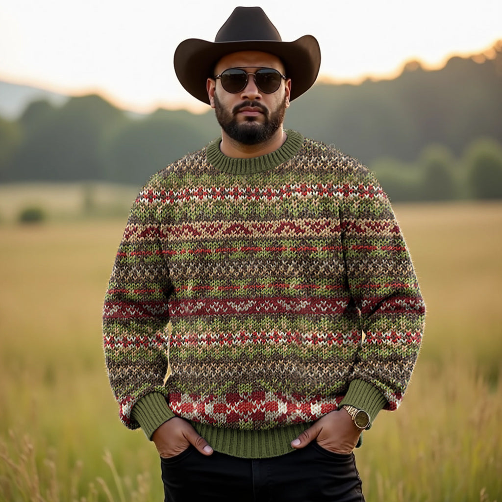 Textured Cable Sweater