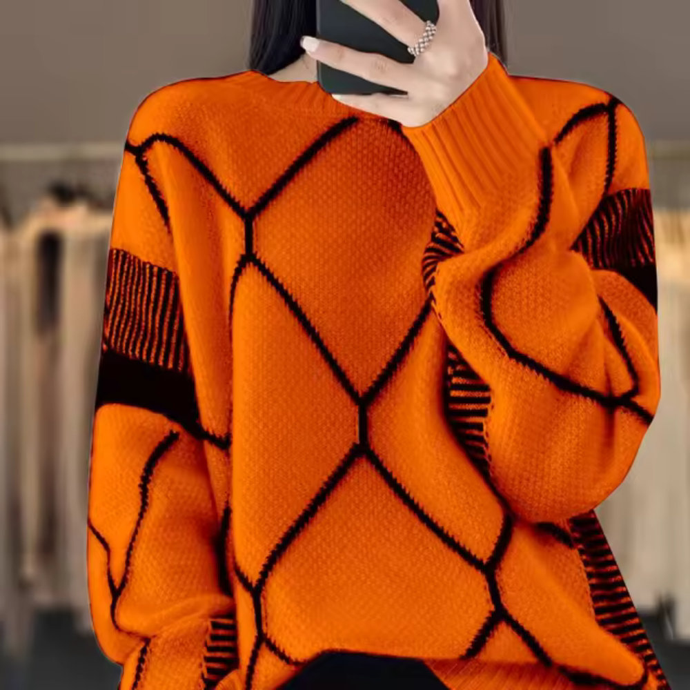 Relaxed Buttoned Sweater