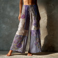 Layered Textured Pants