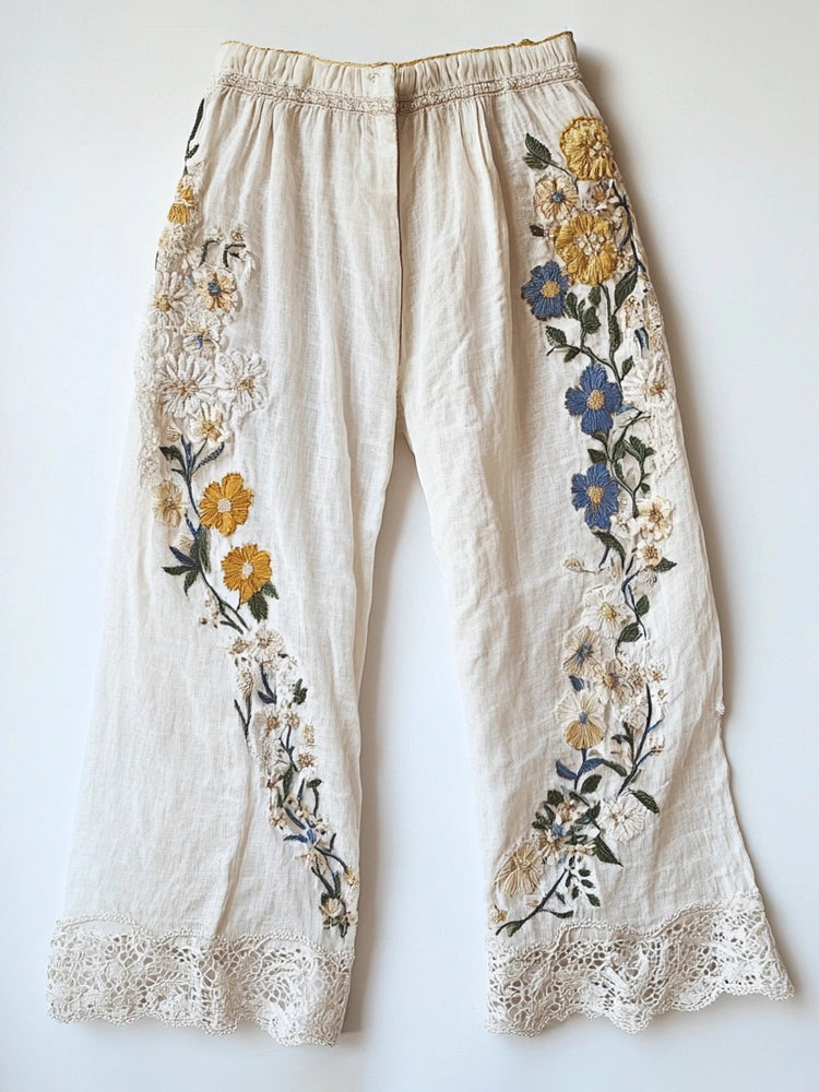 Minimal Cropped Pants