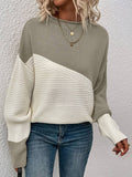 Textured Striped Sweater