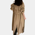Layered Hooded Coat
