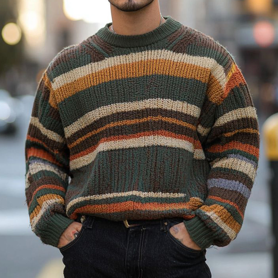 Textured V-Neck Sweater