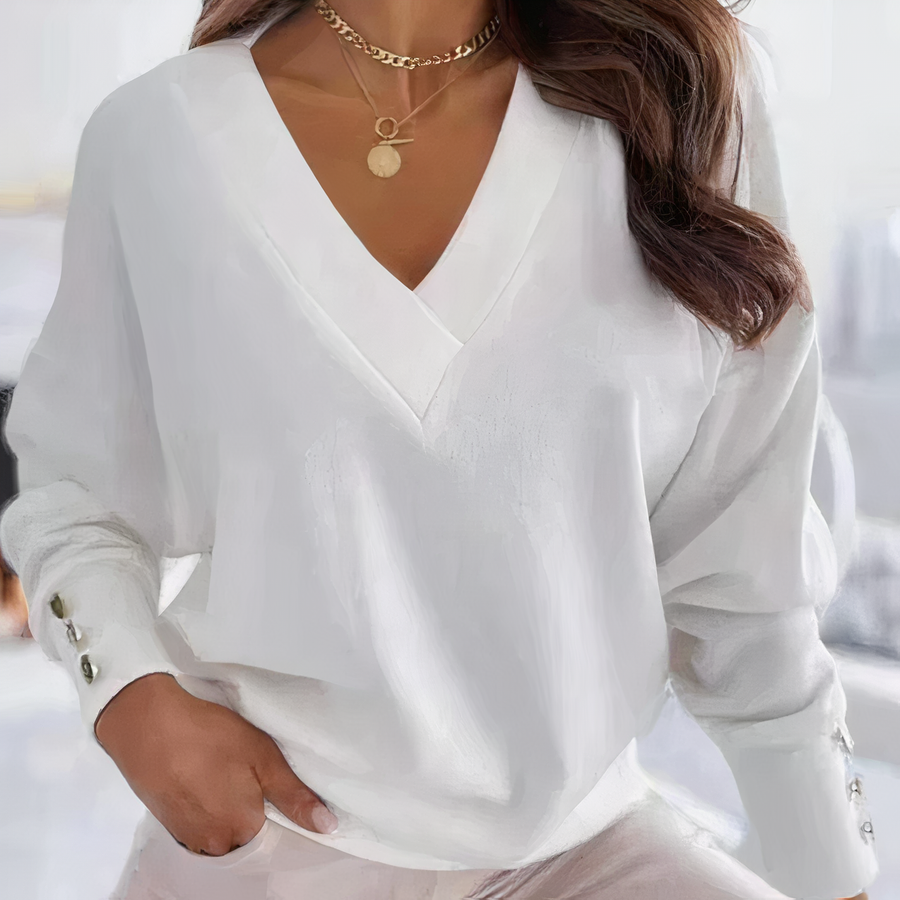 Relaxed Buttoned Sweater