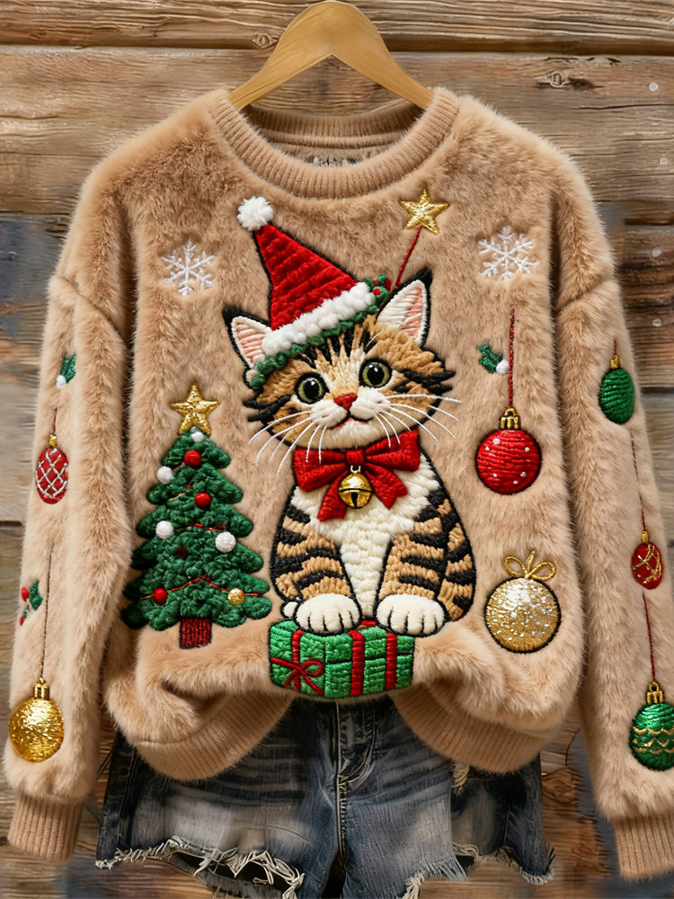 Textured Striped Sweater