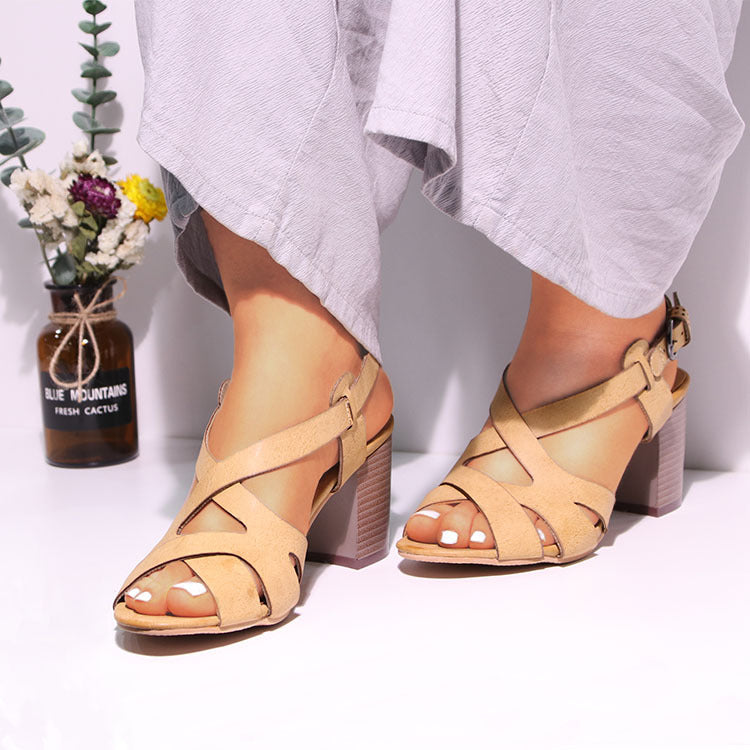 Simple Lace-Up Sandals